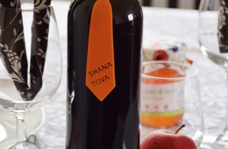 Shana Tova -תווית לבקבוק יין
